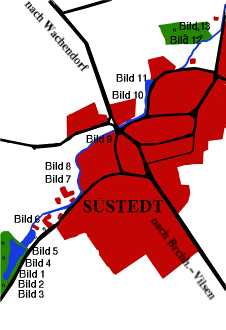 Karte des Sstedter Baches